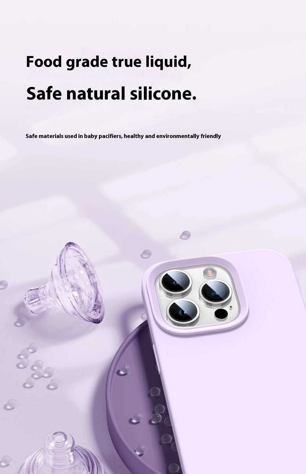 Phone Case Magnetic Liquid Silicone